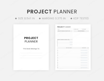 Printable Project Planner Template
