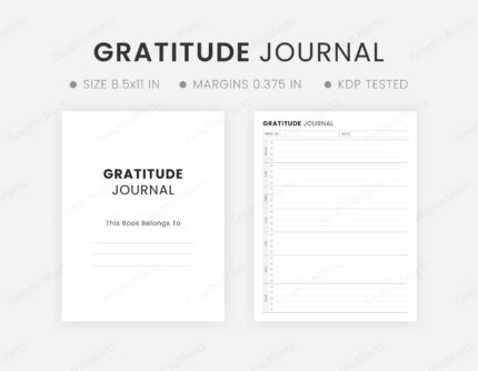 Weekly Gratitude Journal Template