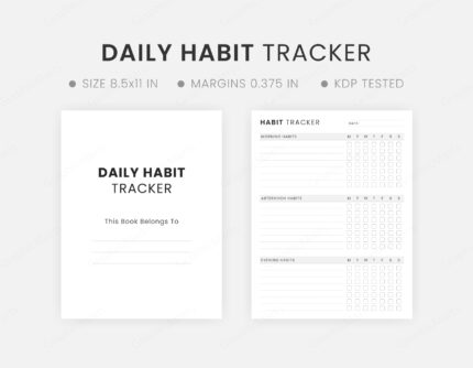 Daily Habit Tracker Printable