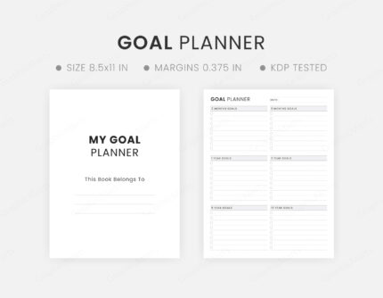 Printable Goal Planner