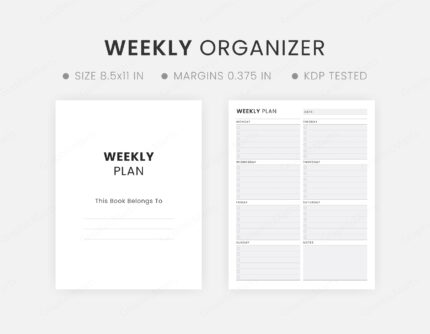 weekly organizer planner