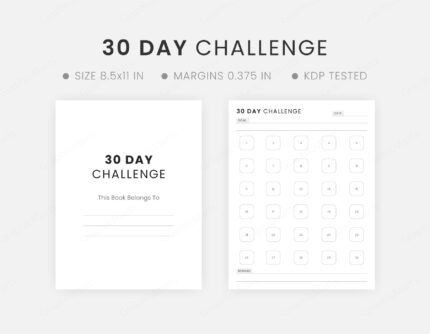 30 Day Challenge Book