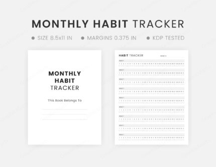 Monthly Habit Tracker